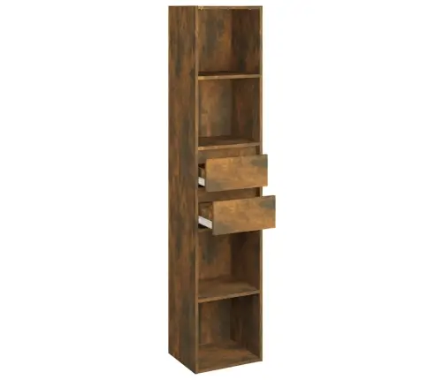 Grāmatu Plaukts, Ozolkoka, 36X30X171 Cm, Inženierijas Koks Vidaxl