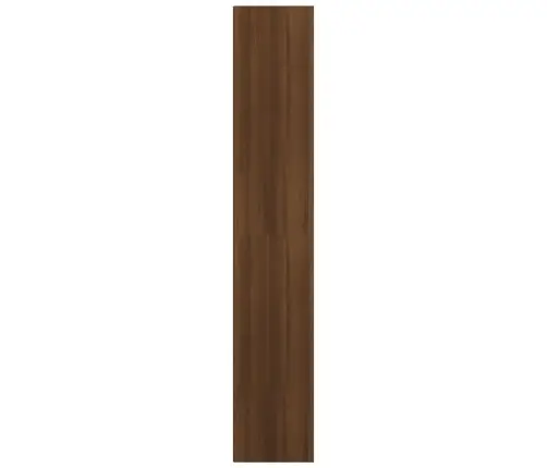 Grāmatu Plaukts, Brūna Ozola, 36X30X171 Cm, Inženierijas Koks Vidaxl