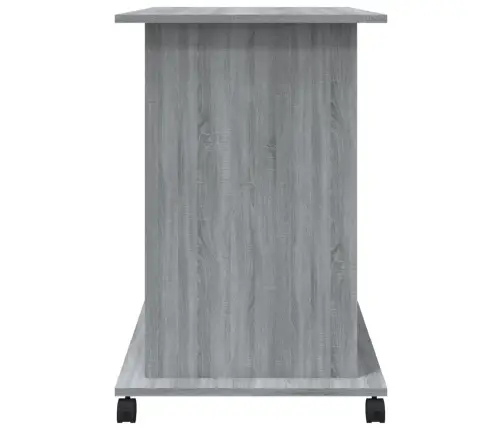 Kompiuterio Stalas, Pilkos Ąžuolo Spalvos, 80X50X75cm Mediena