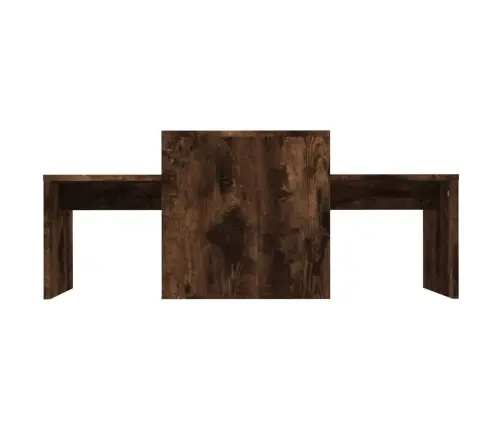 Kafijas Galdiņu Komplekts, Ozolkoka Krāsa, 100X48X40 Cm Vidaxl Kafijas Galdiņu Komplekts, Ozolkoka Krāsa, 100X48X40 Cm Vidaxl