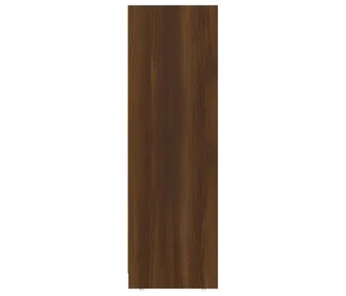 Vannitoakapp, Pruun Tamm, 30 X 30 X 95 cm Tehispuit Vannitoakapp, Pruun Tamm, 30 X 30 X 95 cm Tehispuit