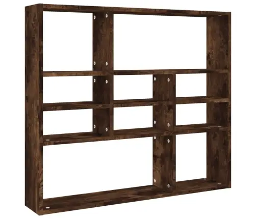 Sieninė Lentyna, Dūminio Ąžuolo, 90X16X78cm Apdirbta Mediena Sieninė Lentyna, Dūminio Ąžuolo, 90X16X78cm Apdirbta Mediena