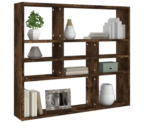 Sieninė Lentyna, Dūminio Ąžuolo, 90X16X78cm Apdirbta Mediena Sieninė Lentyna, Dūminio Ąžuolo, 90X16X78cm Apdirbta Mediena