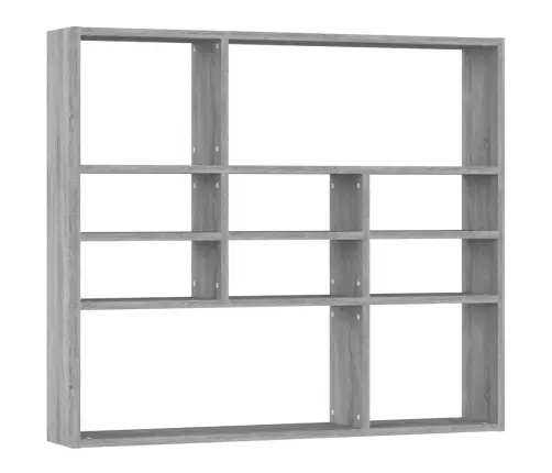 Sieninė Lentyna, Pilka Ąžuolo, 90X16X78cm Apdirbta Mediena