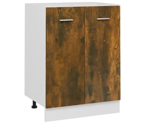 Alumine Kapp "Lyon", Suitsutatud Tamm, 60 X 46 X 81,5 cm Töödeldud Puit