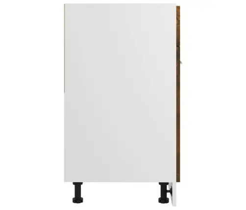 Sahtlitega Alumine Kapp "Lyon", Suitsutatud Tamm, 60 X 46 X 81,5 cm Töödeldud Puit