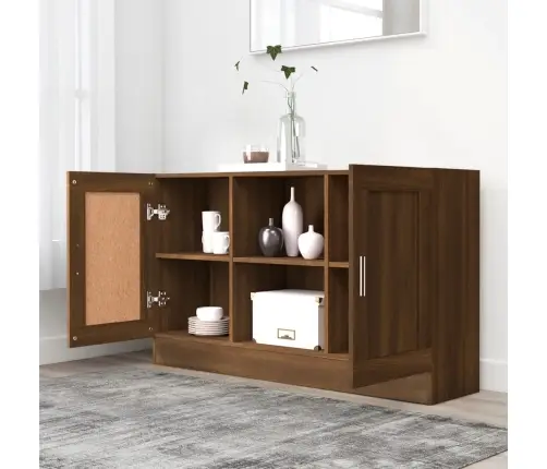 Šoninė Spintelė, Ruda Ąžuolo, 120X30,5X70cm Apdirbta Mediena