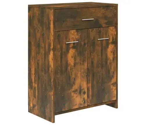 Vannasistabas Skapītis, Ozola, 60X33X80 Cm, Inženierijas Koks Vidaxl