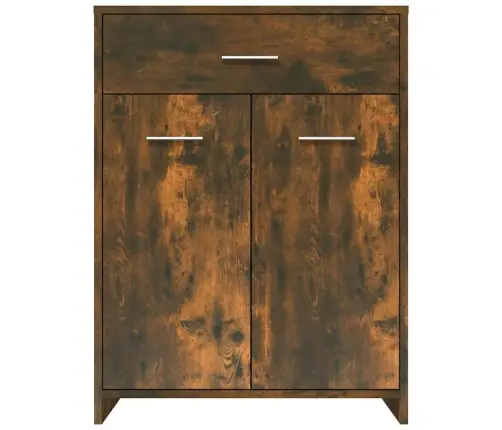 Vannasistabas Skapītis, Ozola, 60X33X80 Cm, Inženierijas Koks Vidaxl