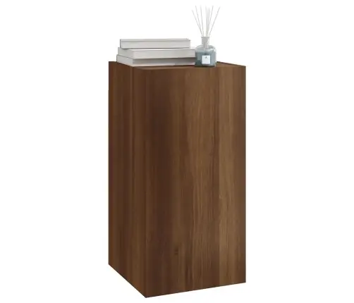 Tv Skapīši, 2 Gab., Brūna Ozola 30,5X30X60 Cm Inženierijas Koks Vidaxl