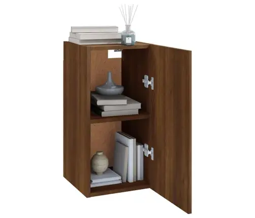 Tv Skapīši, 2 Gab., Brūna Ozola 30,5X30X60 Cm Inženierijas Koks Vidaxl