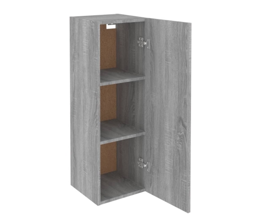 Tv Skapīši 2 Gab., Pelēka Ozola 30,5X30X90 Cm Inženierijas Koks Vidaxl