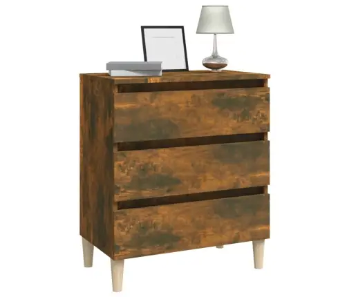 Šoninė Spintelė, Dūminio Ąžuolo Spalvos, 60X35X69cm Mediena