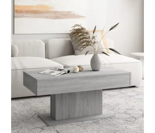 Kafijas Galdiņš, Pelēcīga Ozola, 96X50X45 Cm, Inženierijas Koks Vidaxl