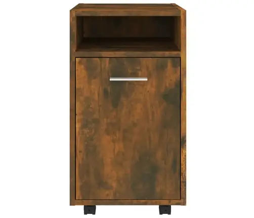 Kummut Ratastega, Suitsutatud Tamm, 33 X 38 X 60 cm Tehispuit