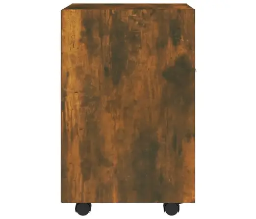 Kummut Ratastega, Suitsutatud Tamm, 33 X 38 X 60 cm Tehispuit