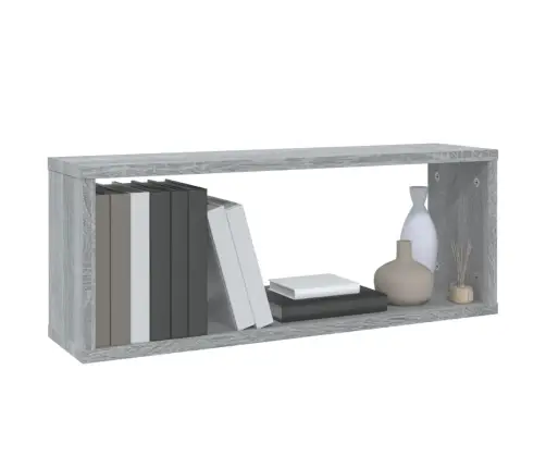 Seina Kuubikriiulid 2 Tk Hall Sonoma Tamm 60X15X23 Cm Tehispuit