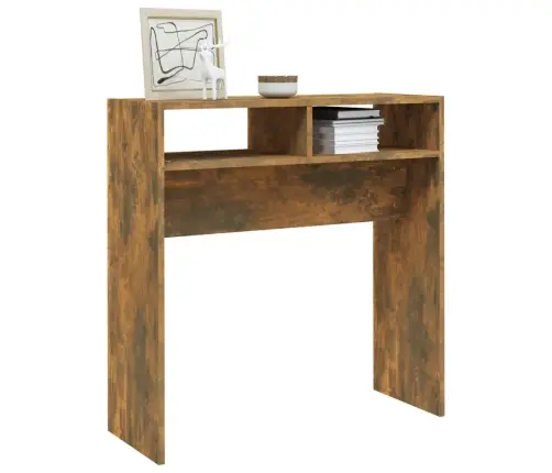 Konsoles Galds, Ozolkoka Krāsa, 78X30X80 Cm, Inženierijas Koks Vidaxl