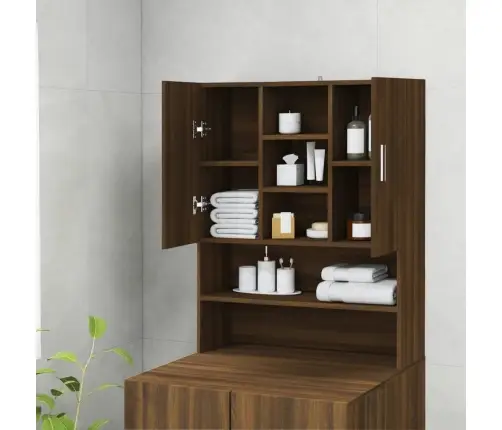 Skalbimo Mašinos Spintelė, Ruda Ąžuolo, 70,5X25,5X90Cm