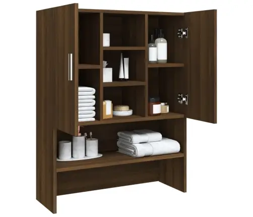 Skalbimo Mašinos Spintelė, Ruda Ąžuolo, 70,5X25,5X90Cm