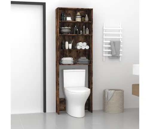 Veļasmašīnas Plaukts, Ozolkoka Krāsa, 64X24X190 Cm Vidaxl