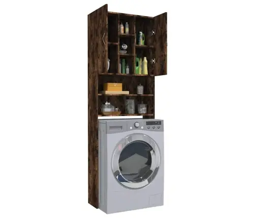 Veļasmašīnas Skapītis, Ozolkoka Krāsa, 64X25,5X190 Cm Vidaxl