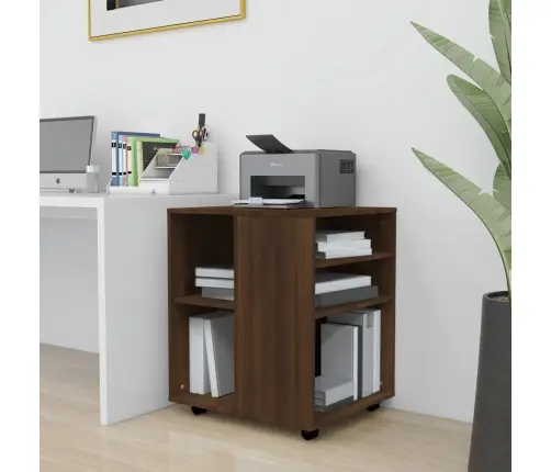 Ratastel Kapp, Pruun Tamm, 60 X 53 X 72 cm Tehispuit