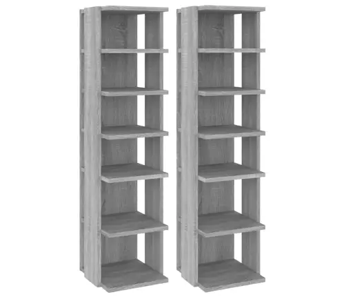 Kingariiulid 2 Tk, Hall Sonoma Tamm, 27,5X27X102 cm Tehispuit