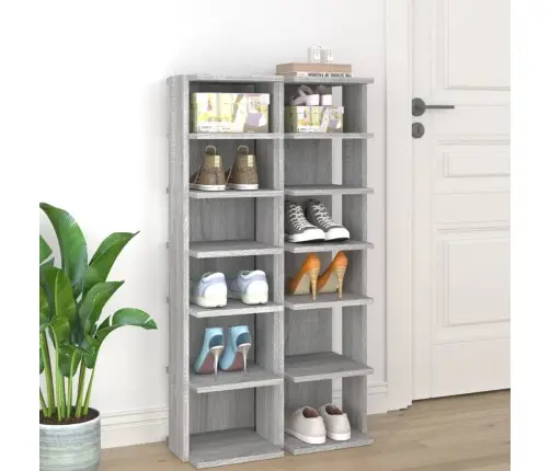 Kingariiulid 2 Tk, Hall Sonoma Tamm, 27,5X27X102 cm Tehispuit