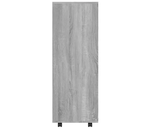 Drabužių Spinta, Pilkos Ąžuolo Spalvos, 80X40X110cm Mediena