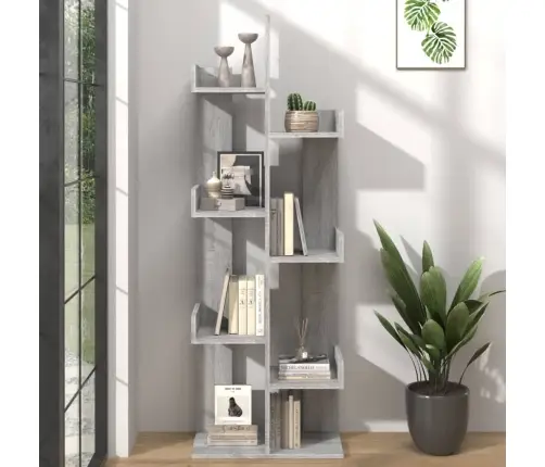 Raamatukapp, 48 X 25,5 X 140 cm Hall Sonoma Tamm, Tehispuit