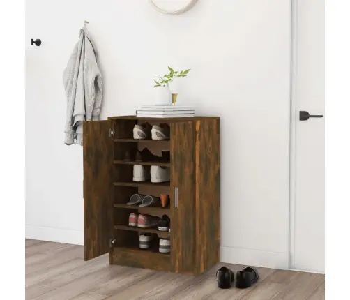 Apavu Skapītis, Ozolkoka Krāsa, 60X35X92 Cm, Inženierijas Koks Vidaxl