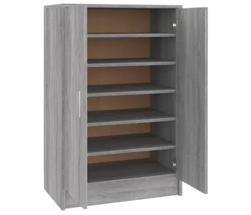 Jalatsikapp, Hall Sonoma Tamm, 60X35X92 cm Tehispuit