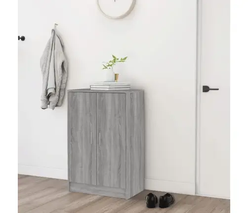 Jalatsikapp, Hall Sonoma Tamm, 60X35X92 cm Tehispuit