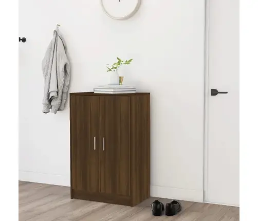 Jalatsikapp, Pruun Tamm, 60X35X92 cm Tehispuit