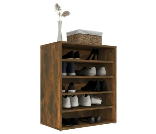 Apavu Plaukts, Ozolkoka Krāsa, 60X35X70 Cm, Inženierijas Koks Vidaxl