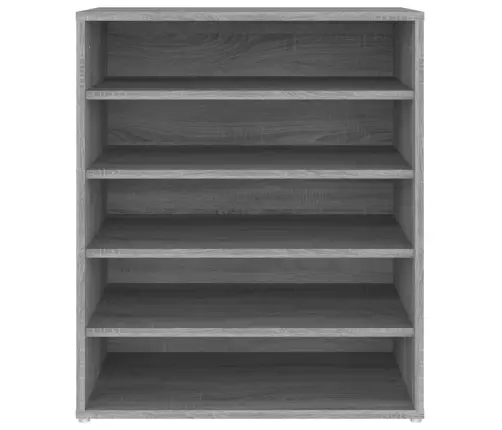 Apavu Plaukts, Pelēcīga Ozola, 60X35X70 Cm, Inženierijas Koks Vidaxl