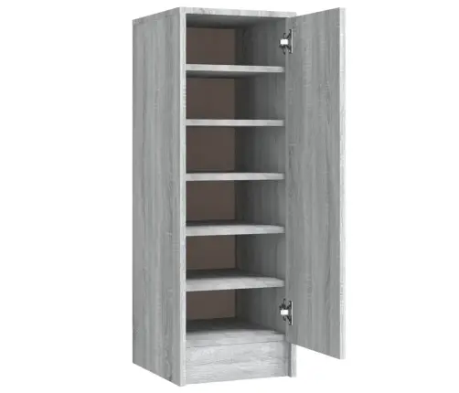Jalatsikapp, Hall Sonoma Tamm, 32X35X92 cm Tehispuit