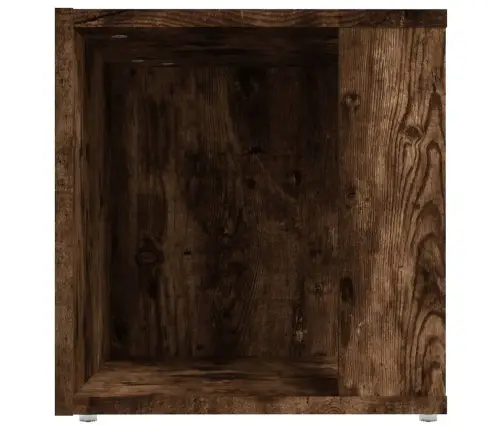 Šoninis Staliukas, Dūminio Ąžuolo, 33X33X34,5cm Mediena