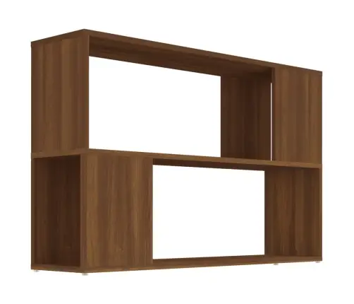 Raamatukapp, Pruun Tamm, 100 X 24 X 63 cm Tehispuit