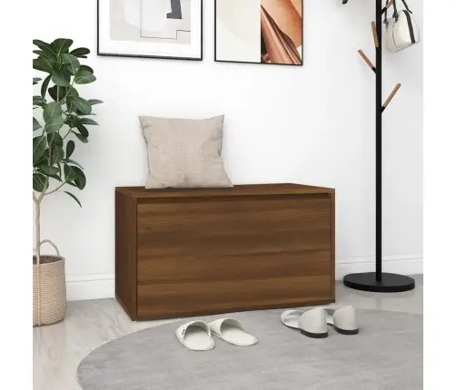 Esikupink 80 X 40 X 45 cm Pruun Tamm, Tehispuit