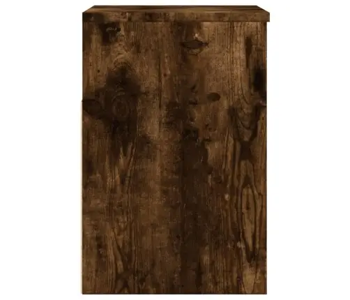 Batų Suoliukas, Dūminio Ąžuolo, 60X30X45cm Apdirbta Mediena