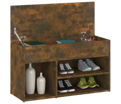 Jalatsipink, Suitsutatud Tamm, 80 X 30 X 45 cm Tehispuit