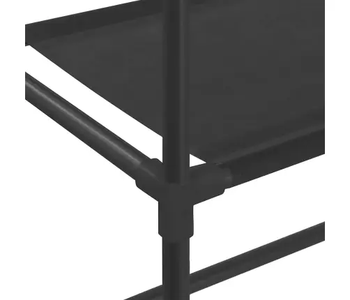 Lentyna Virš Skalbimo Mašinos, Juoda, 69X28X143cm Geležis