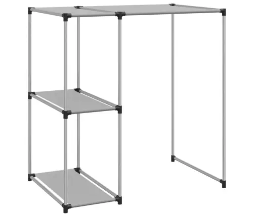 Plaukts Veļasmašīnai, 87X55X90,5 Cm, Pelēks, Dzelzs Vidaxl