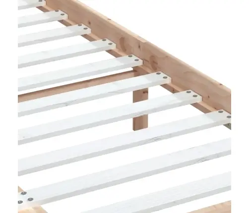 Gultas Rāmis, 135X190 Cm, Divvietīgs, Masīvkoks Vidaxl