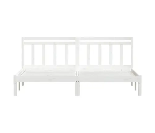 Lovos Rėmas, Baltas, 180X200cm Medienos Masyvas, Itin Didelis