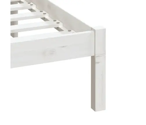 Lovos Rėmas, Baltas, 180X200cm Medienos Masyvas, Itin Didelis