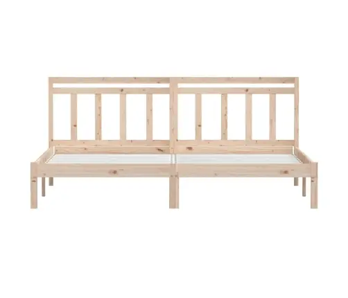 Gultas Rāmis, Priedes Masīvkoks, 200X200 Cm Vidaxl