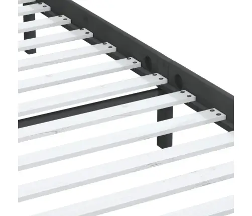 Gultas Rāmis, Pelēks, Priedes Masīvkoks, 200X200 Cm Vidaxl